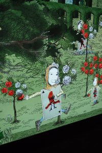 An interactive in the Wonderland experience