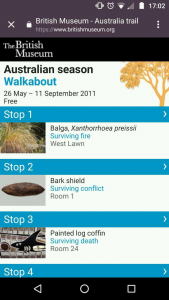 Screenshot of the BYOD Australia Trail tour