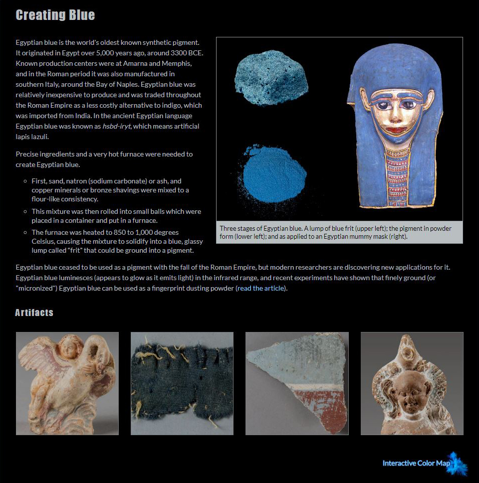 Ancient Color: Creating Blue