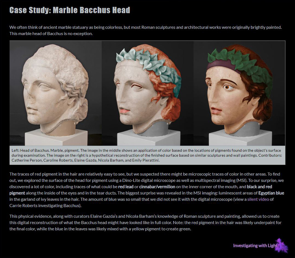 Bacchus head