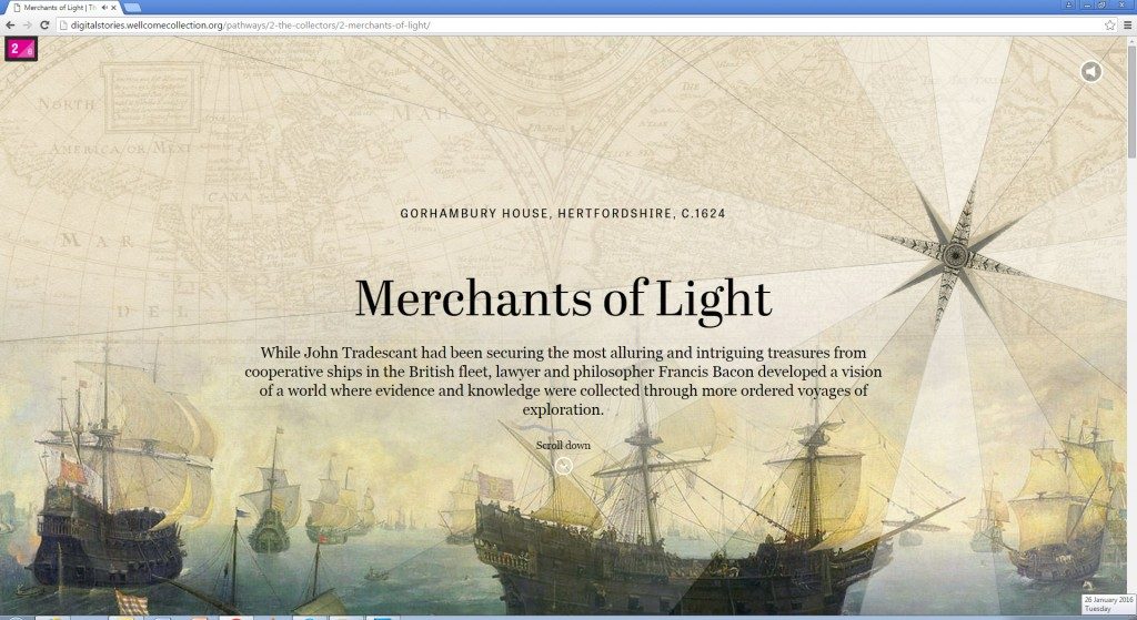A graphic showing a screenshot with the words Merchants of Light.